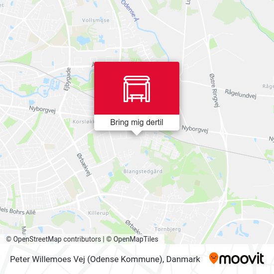 Peter Willemoes Vej (Odense Kommune) kort