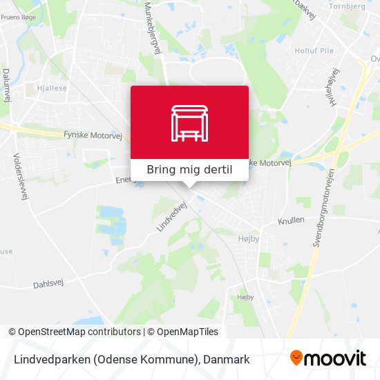 Lindvedparken (Odense Kommune) kort