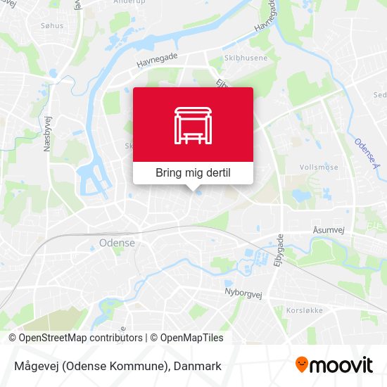 Mågevej (Odense Kommune) kort