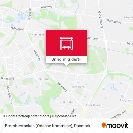 Brombærranken (Odense Kommune) kort
