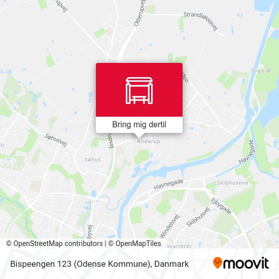 Bispeengen 123 (Odense Kommune) kort