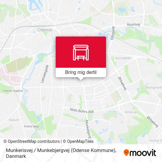 Munkerisvej / Munkebjergvej (Odense Kommune) kort
