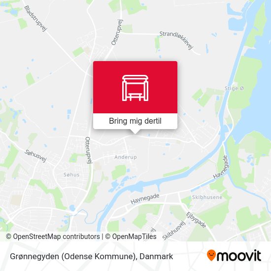 Grønnegyden (Odense Kommune) kort