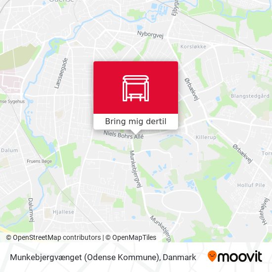 Munkebjergvænget (Odense Kommune) kort