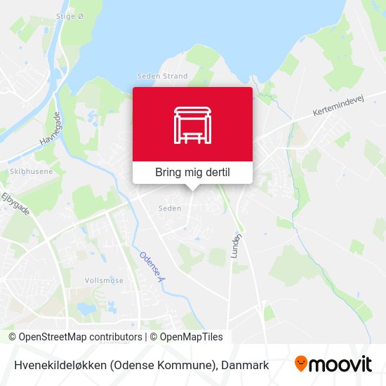 Hvenekildeløkken (Odense Kommune) kort