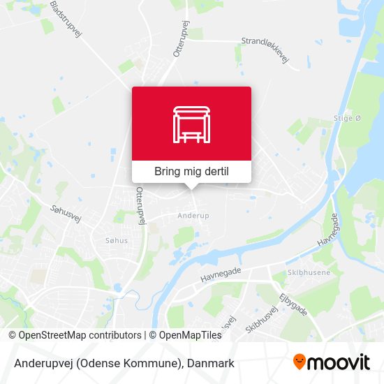 Anderupvej (Odense Kommune) kort