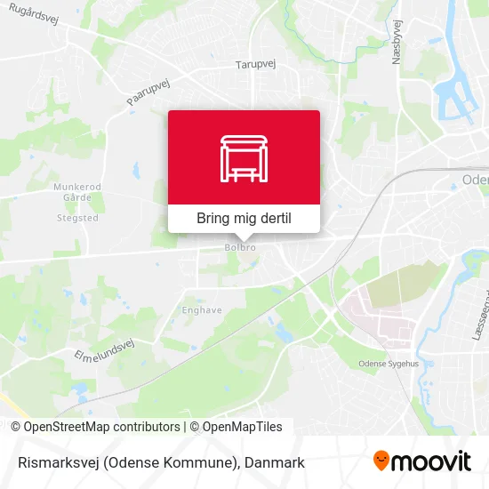 Rismarksvej (Odense Kommune) kort