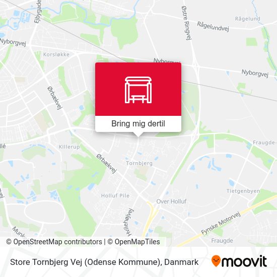 Store Tornbjerg Vej (Odense Kommune) kort