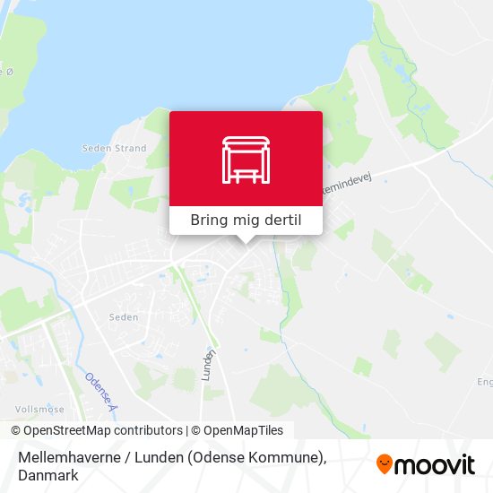 Mellemhaverne / Lunden (Odense Kommune) kort