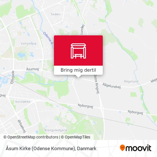 Åsum Kirke (Odense Kommune) kort