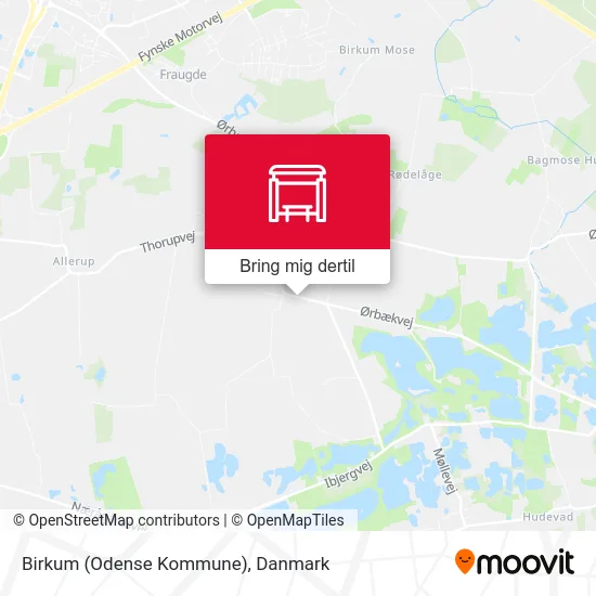 Birkum (Odense Kommune) kort