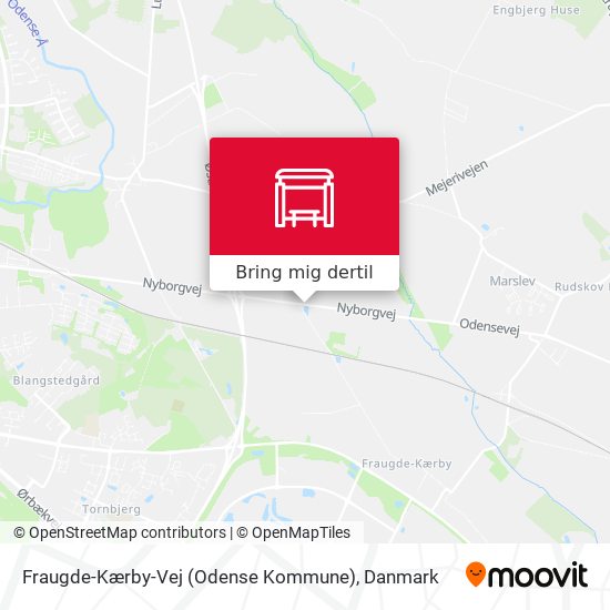 Fraugde-Kærby-Vej (Odense Kommune) kort