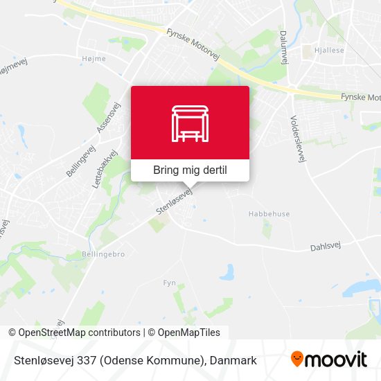 Stenløsevej 337 (Odense Kommune) kort