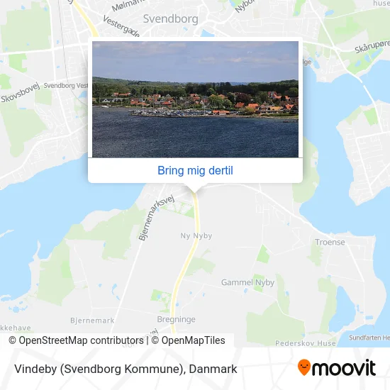 Vindeby (Svendborg Kommune) kort