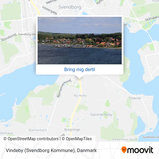 Vindeby (Svendborg Kommune) kort