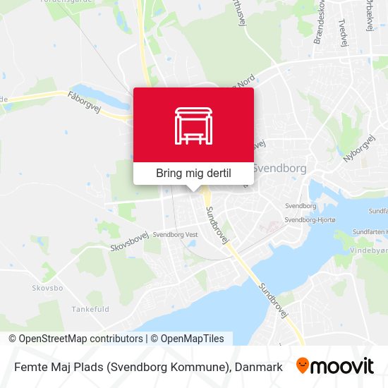 Femte Maj Plads (Svendborg Kommune) kort