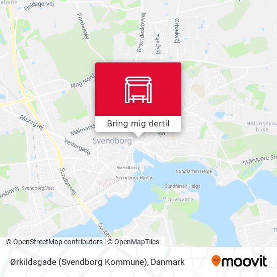 Ørkildsgade (Svendborg Kommune) kort
