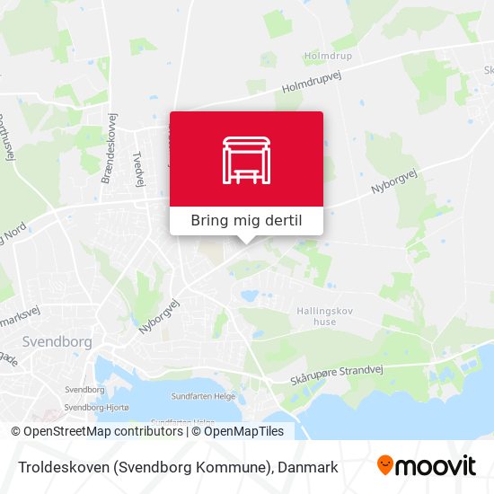 Troldeskoven (Svendborg Kommune) kort