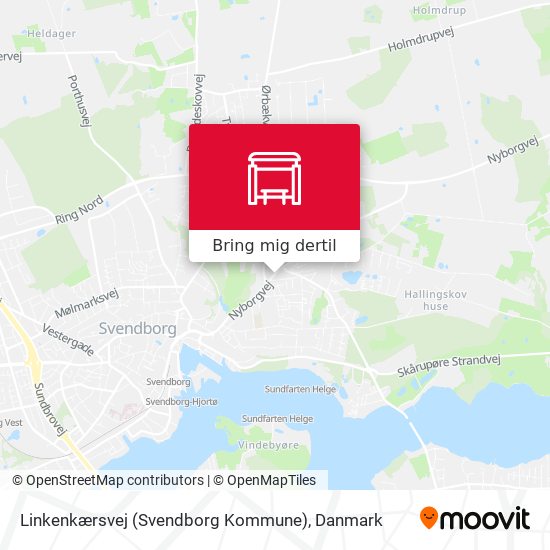 Linkenkærsvej (Svendborg Kommune) kort