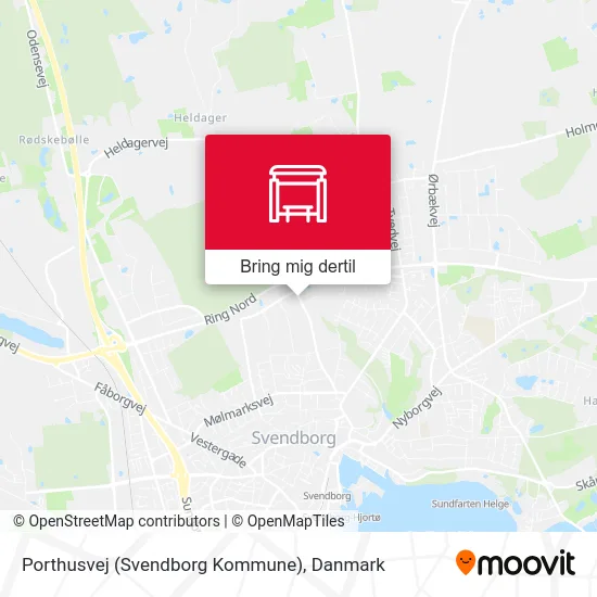 Porthusvej (Svendborg Kommune) kort