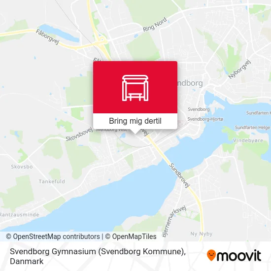 Svendborg Gymnasium (Svendborg Kommune) kort
