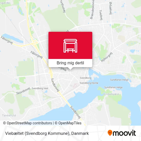 Viebæltet (Svendborg Kommune) kort