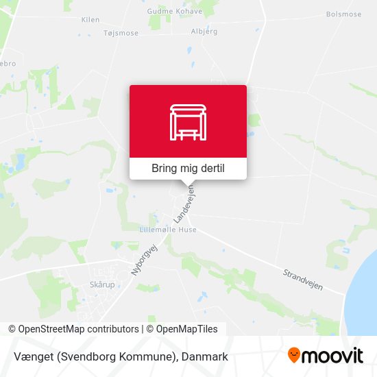 Vænget (Svendborg Kommune) kort