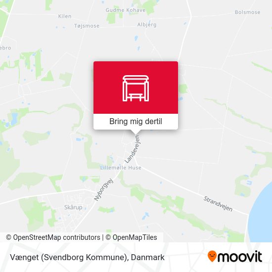 Vænget (Svendborg Kommune) kort