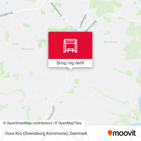 Oure Kro (Svendborg Kommune) kort