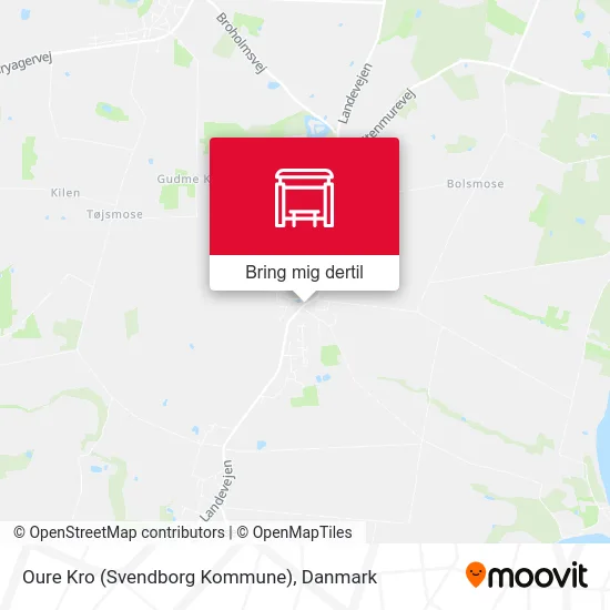 Oure Kro (Svendborg Kommune) kort