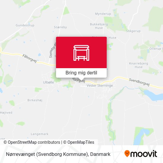 Nørrevænget (Svendborg Kommune) kort