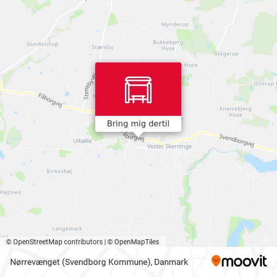 Nørrevænget (Svendborg Kommune) kort