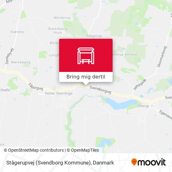 Stågerupvej (Svendborg Kommune) kort