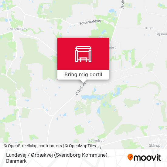 Lundevej / Ørbækvej (Svendborg Kommune) kort