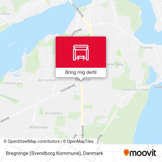 Bregninge (Svendborg Kommune) kort
