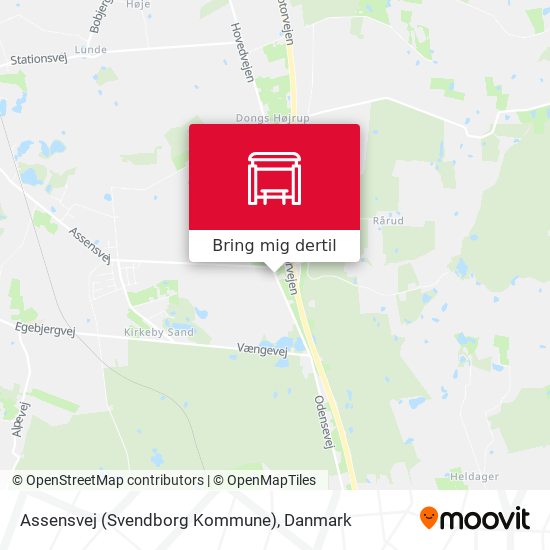 Assensvej (Svendborg Kommune) kort