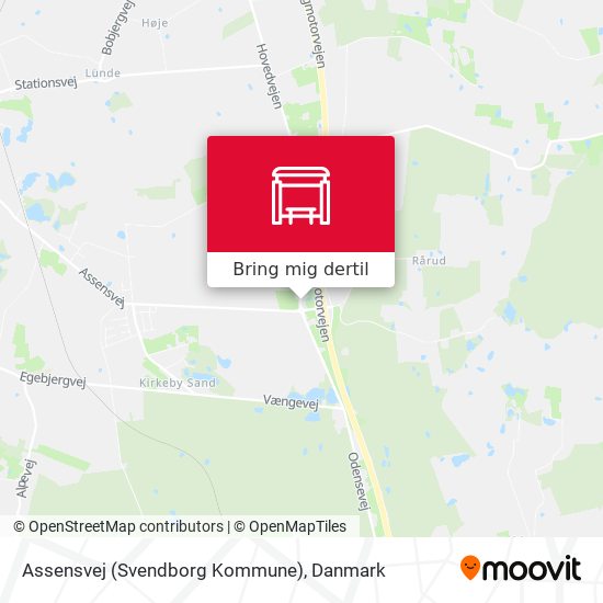 Assensvej (Svendborg Kommune) kort