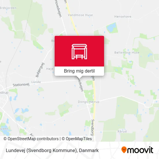 Lundevej (Svendborg Kommune) kort