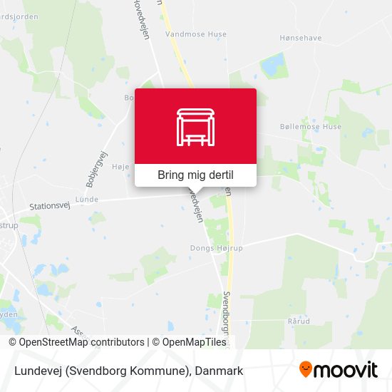 Lundevej (Svendborg Kommune) kort