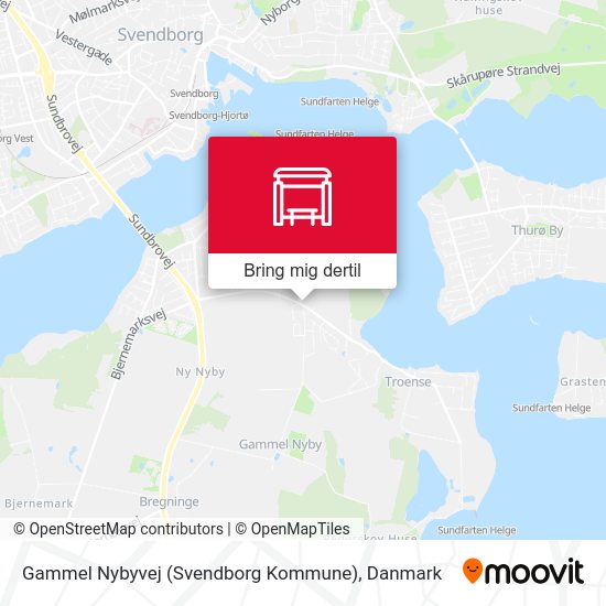 Gammel Nybyvej (Svendborg Kommune) kort
