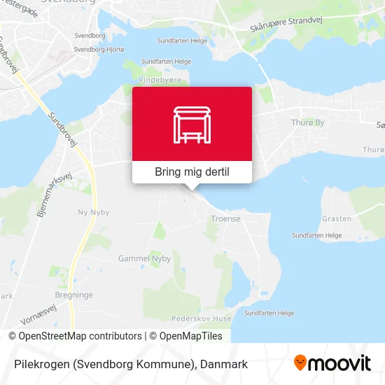 Pilekrogen (Svendborg Kommune) kort