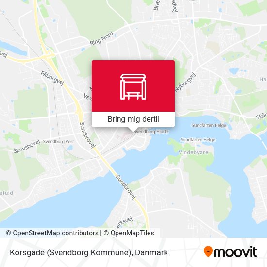 Korsgade (Svendborg Kommune) kort