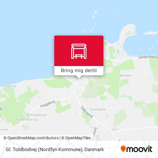 Gl. Toldbodvej (Nordfyn Kommune) kort