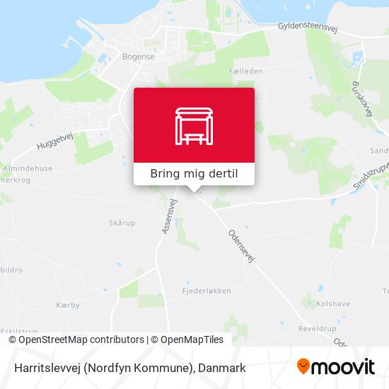 Harritslevvej (Nordfyn Kommune) kort