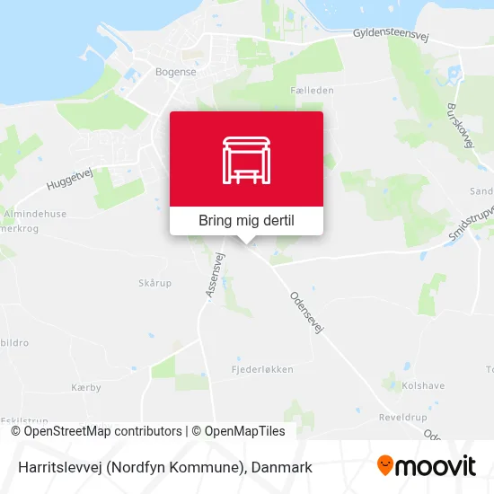 Harritslevvej (Nordfyn Kommune) kort