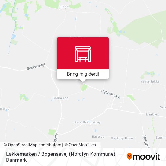 Løkkemarken / Bogensevej (Nordfyn Kommune) kort