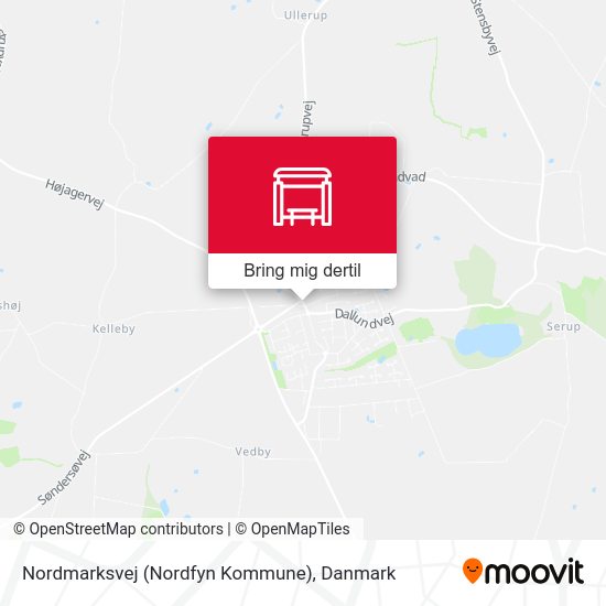 Nordmarksvej (Nordfyn Kommune) kort