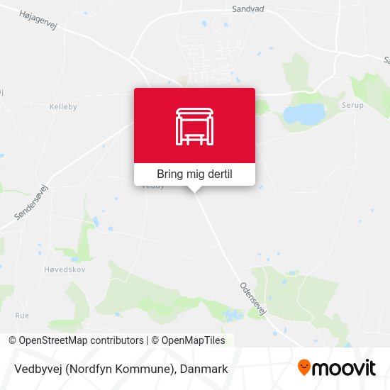Vedbyvej (Nordfyn Kommune) kort
