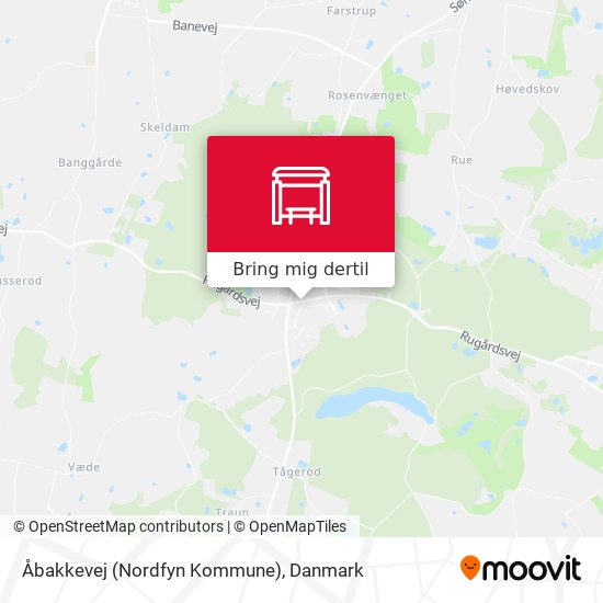 Åbakkevej (Nordfyn Kommune) kort