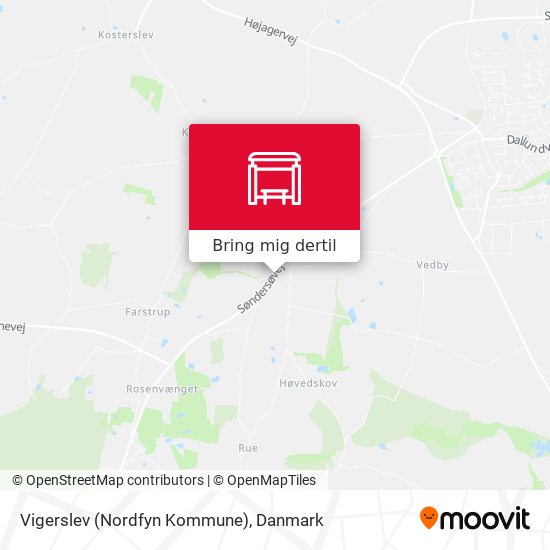 Vigerslev (Nordfyn Kommune) kort
